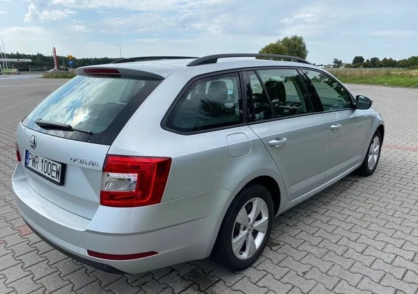 Skoda Octavia cena 67900 przebieg: 136616, rok produkcji 2018 z Września małe 46